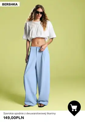 Bershka - gazetka promocyjna Spodnie damskie od 89,90 PLN od piątku 24.04  - strona 9