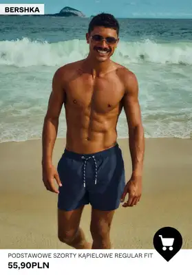 Bershka - gazetka promocyjna Stroje kąpielowe dla niego w super cenach od soboty 25.04  - strona 4