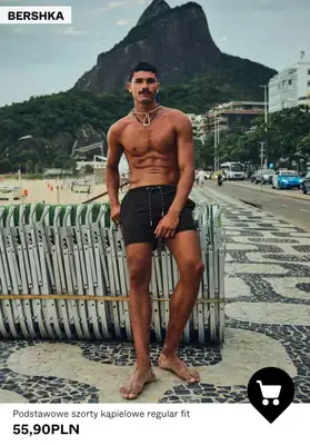 Bershka - gazetka promocyjna Stroje kąpielowe dla niego w super cenach od soboty 25.04  - strona 7