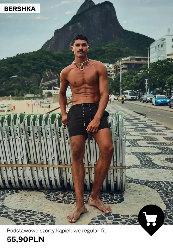 Bershka - gazetka promocyjna Stroje kąpielowe dla niego w super cenach od soboty 25.04  - strona 7