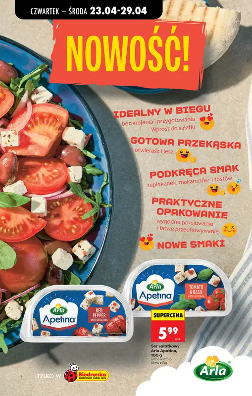 Biedronka - gazetka promocyjna Od czwartku od czwartku 23.04 do środy 29.04 - strona 61