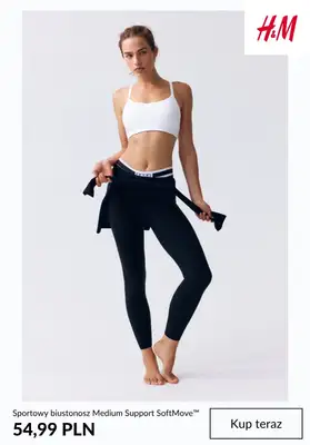 H&M - gazetka promocyjna Damska odzież do JOGI od piątku 24.04  - strona 6