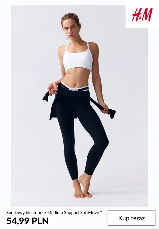 H&M - gazetka promocyjna Damska odzież do JOGI od piątku 24.04  - strona 6