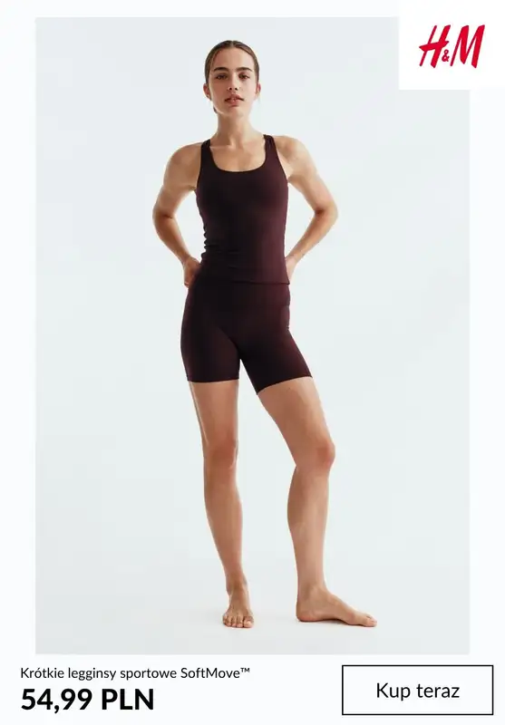 H&M - gazetka promocyjna Damska odzież do JOGI od piątku 24.04  - strona 7