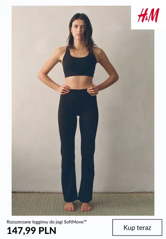 H&M - gazetka promocyjna Damska odzież do JOGI od piątku 24.04  - strona 2