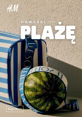 H&M - gazetka promocyjna Nowości na PLAŻĘ od soboty 25.04 do soboty 02.05