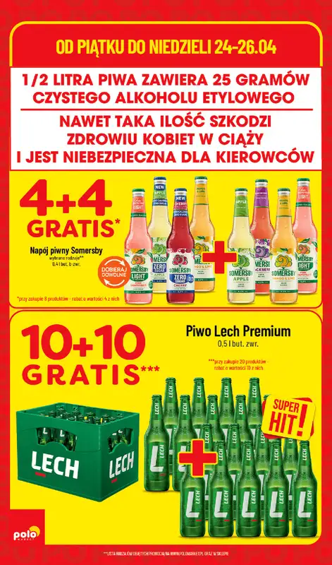 POLOmarket - gazetka promocyjna Super hity na weekend od piątku 24.04 do niedzieli 26.04 - strona 4