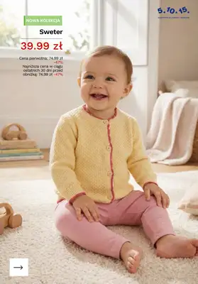 5.10.15 - gazetka promocyjna PROMOCJE na dziecięce swetry od piątku 24.04  - strona 3