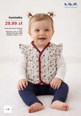 5.10.15 - gazetka promocyjna PROMOCJE na dziecięce swetry od piątku 24.04  - strona 10