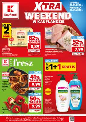 Kaufland - gazetka promocyjna Oferta Kaufland - SUPER WEEKEND od soboty 25.04 do niedzieli 26.04