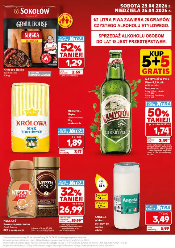 Kaufland - gazetka promocyjna Oferta Kaufland - SUPER WEEKEND od soboty 25.04 do niedzieli 26.04 - strona 3