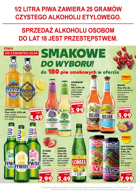 Kaufland - gazetka promocyjna Oferta Kaufland - SUPER WEEKEND od soboty 25.04 do niedzieli 26.04 - strona 22