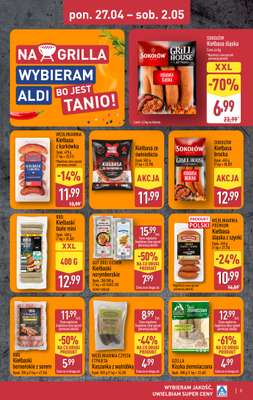 Aldi - gazetka promocyjna Wielkie grillowanie w super cenach Aldi! od poniedziałku 27.04 do soboty 02.05 - strona 3