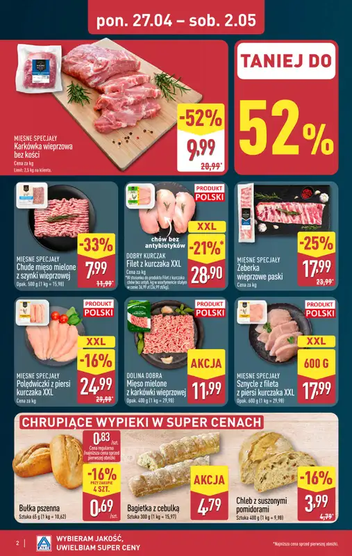 Aldi - gazetka promocyjna Wielkie grillowanie w super cenach Aldi!   - strona 2