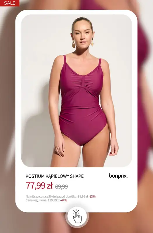 bonprix - gazetka promocyjna Stroje kąpielowe - więcej kolorów, więcej radości! od piątku 24.04  - strona 4