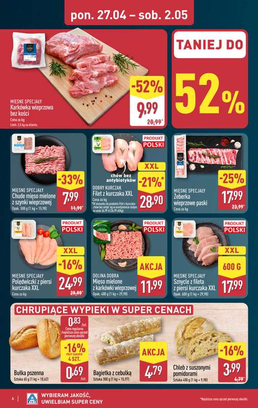 Aldi - gazetka promocyjna Pełny katalog! od poniedziałku 27.04 do soboty 02.05 - strona 6