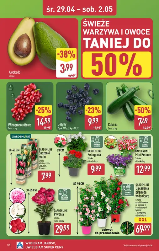 Aldi - gazetka promocyjna Pełny katalog! od poniedziałku 27.04 do soboty 02.05 - strona 32