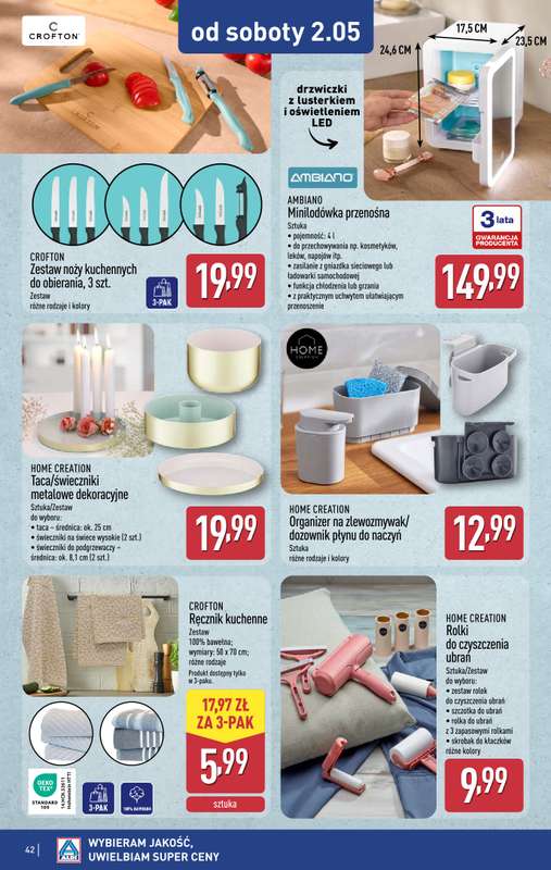 Aldi - gazetka promocyjna Pełny katalog! od poniedziałku 27.04 do soboty 02.05 - strona 42