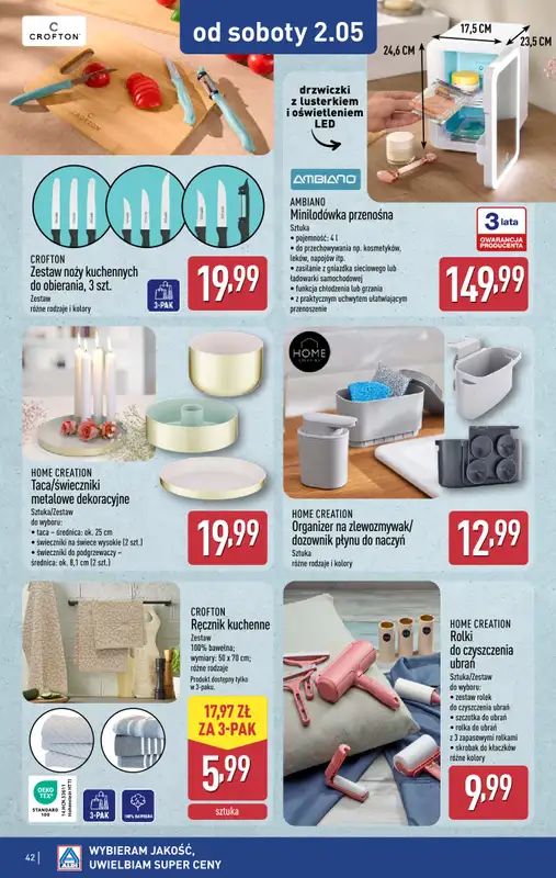 Aldi - gazetka promocyjna Pełny katalog! od poniedziałku 27.04 do soboty 02.05 - strona 42