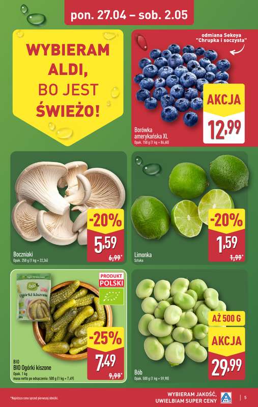 Aldi - gazetka promocyjna Pełny katalog! od poniedziałku 27.04 do soboty 02.05 - strona 5