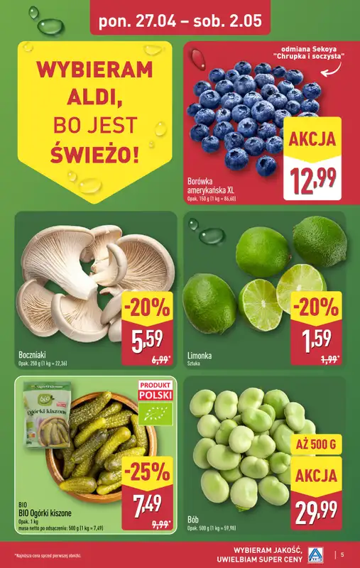 Aldi - gazetka promocyjna Pełny katalog! od poniedziałku 27.04 do soboty 02.05 - strona 5