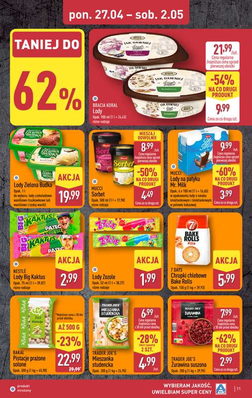 Aldi - gazetka promocyjna Pełny katalog! od poniedziałku 27.04 do soboty 02.05 - strona 11