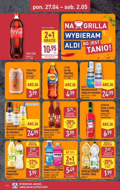 Aldi - gazetka promocyjna Pełny katalog! od poniedziałku 27.04 do soboty 02.05 - strona 12