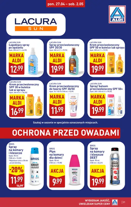 Aldi - gazetka promocyjna Pełny katalog! od poniedziałku 27.04 do soboty 02.05 - strona 21