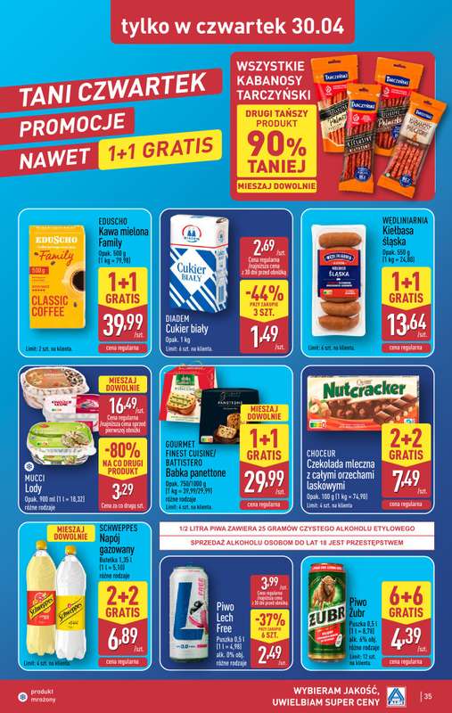 Aldi - gazetka promocyjna Pełny katalog! od poniedziałku 27.04 do soboty 02.05 - strona 35