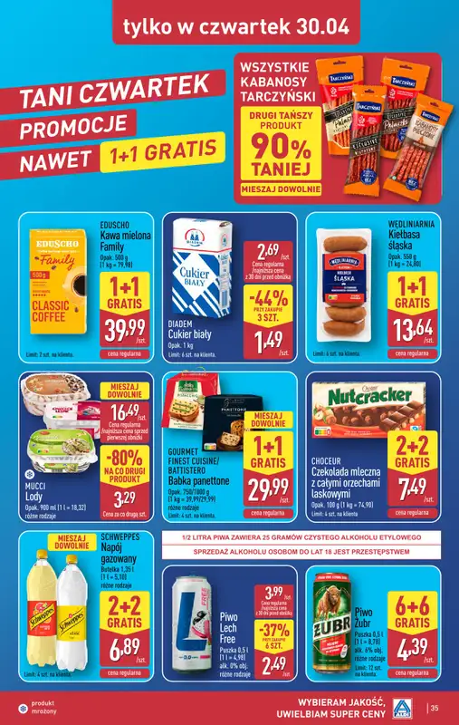 Aldi - gazetka promocyjna Pełny katalog! od poniedziałku 27.04 do soboty 02.05 - strona 35
