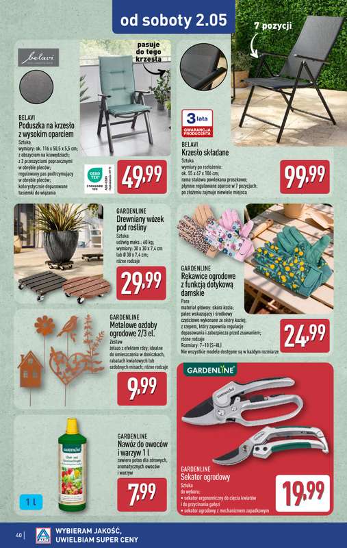 Aldi - gazetka promocyjna Pełny katalog! od poniedziałku 27.04 do soboty 02.05 - strona 40