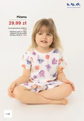 5.10.15 - gazetka promocyjna PROMOCJE na PIŻAMY dziecięce od soboty 25.04  - strona 6