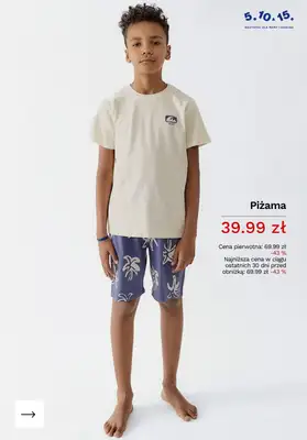 5.10.15 - gazetka promocyjna PROMOCJE na PIŻAMY dziecięce od soboty 25.04  - strona 10