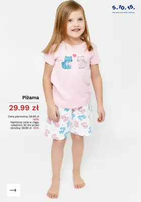 5.10.15 - gazetka promocyjna PROMOCJE na PIŻAMY dziecięce od soboty 25.04  - strona 7