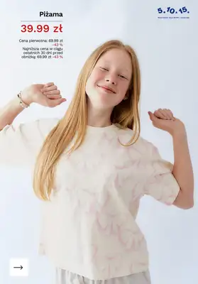 5.10.15 - gazetka promocyjna PROMOCJE na PIŻAMY dziecięce od soboty 25.04  - strona 9