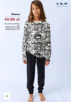 5.10.15 - gazetka promocyjna PROMOCJE na PIŻAMY dziecięce od soboty 25.04  - strona 2