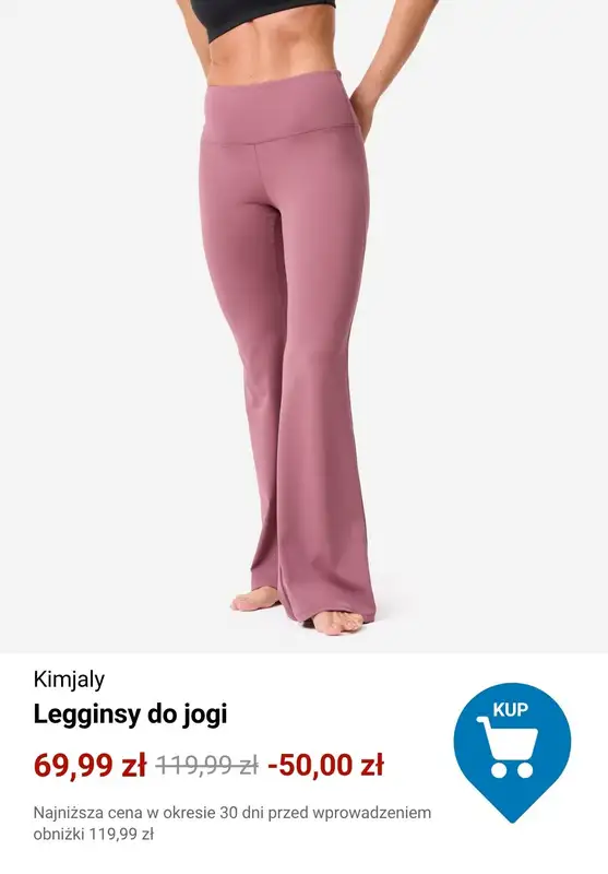 Decathlon - gazetka promocyjna Odzież do jogi od piątku 24.04  - strona 10