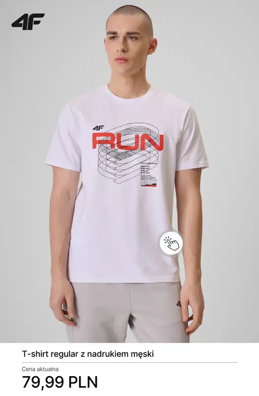 4F - gazetka promocyjna Kolekcja Monochrome Movement dla niego od soboty 25.04  - strona 6