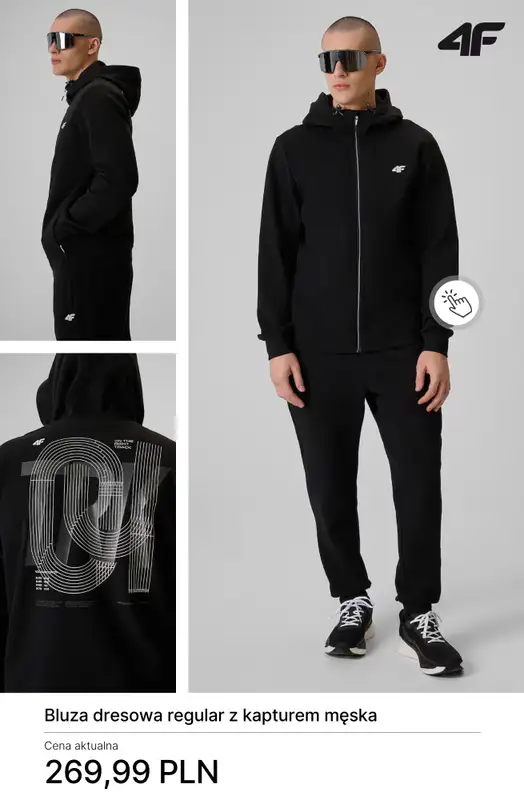 4F - gazetka promocyjna Kolekcja Monochrome Movement dla niego od soboty 25.04  - strona 4