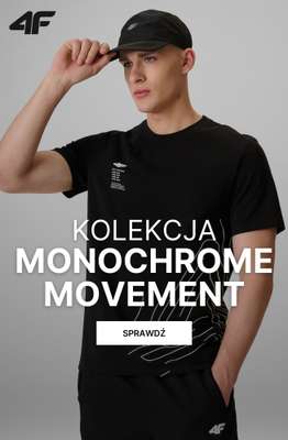 4F - gazetka promocyjna Kolekcja Monochrome Movement dla niego od soboty 25.04 