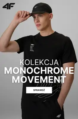4F - gazetka promocyjna Kolekcja Monochrome Movement dla niego od soboty 25.04 