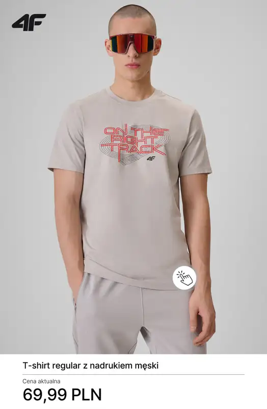 4F - gazetka promocyjna Kolekcja Monochrome Movement dla niego od soboty 25.04  - strona 10