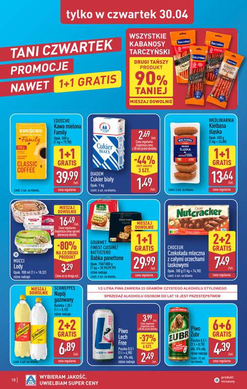 Aldi - gazetka promocyjna Weekend super cen w Aldi! od czwartku 30.04 do soboty 02.05 - strona 10