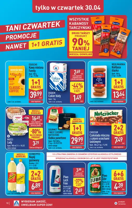 Aldi - gazetka promocyjna Weekend super cen w Aldi! od czwartku 30.04 do soboty 02.05 - strona 10