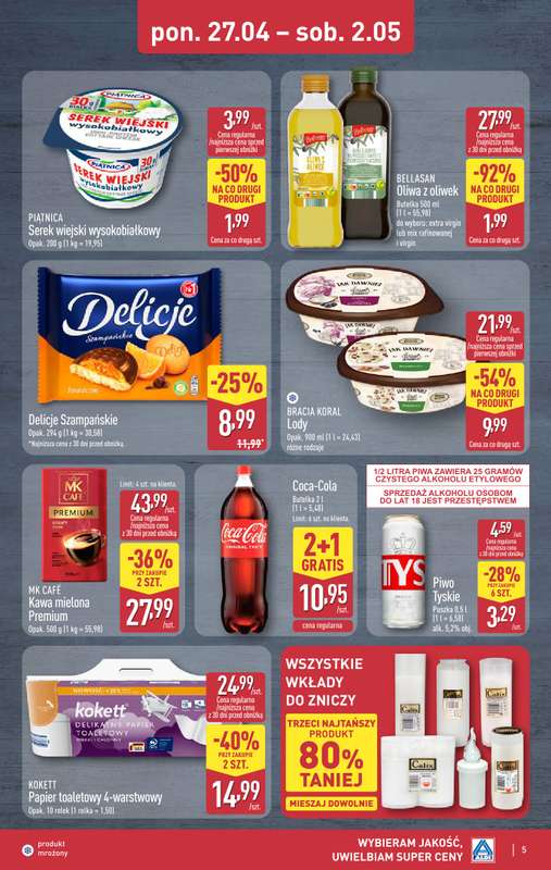 Aldi - gazetka promocyjna Weekend super cen w Aldi! od czwartku 30.04 do soboty 02.05 - strona 5