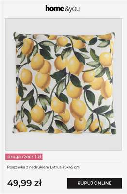 home&you - gazetka promocyjna Tekstylia domowe - druga rzecz 1 zł od piątku 24.04 do wtorku 28.04 - strona 7