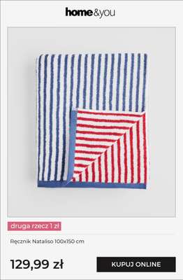 home&you - gazetka promocyjna Tekstylia domowe - druga rzecz 1 zł od piątku 24.04 do wtorku 28.04 - strona 2