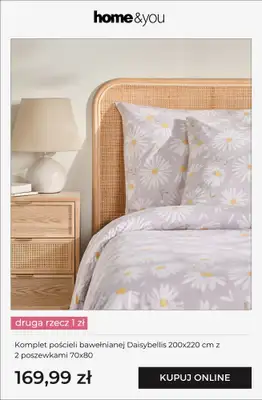 home&you - gazetka promocyjna Tekstylia domowe - druga rzecz 1 zł od piątku 24.04 do wtorku 28.04 - strona 8