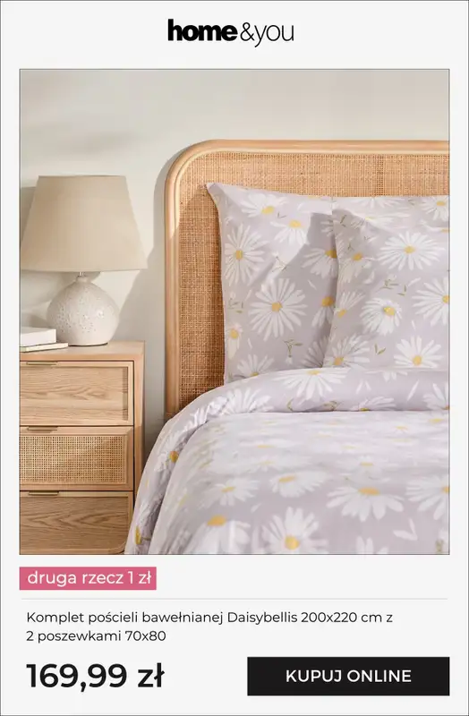 home&you - gazetka promocyjna Tekstylia domowe - druga rzecz 1 zł od piątku 24.04 do wtorku 28.04 - strona 8