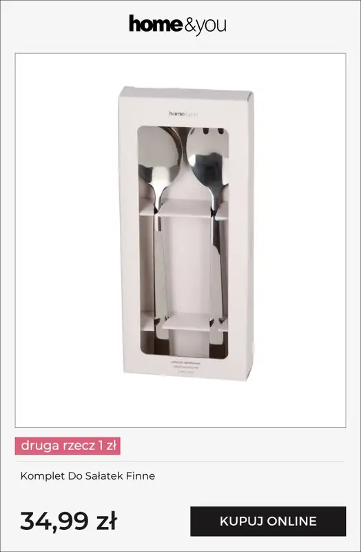 home&you - gazetka promocyjna Kuchnia i jadalnia - druga rzecz 1 zł od soboty 25.04 do wtorku 28.04 - strona 5